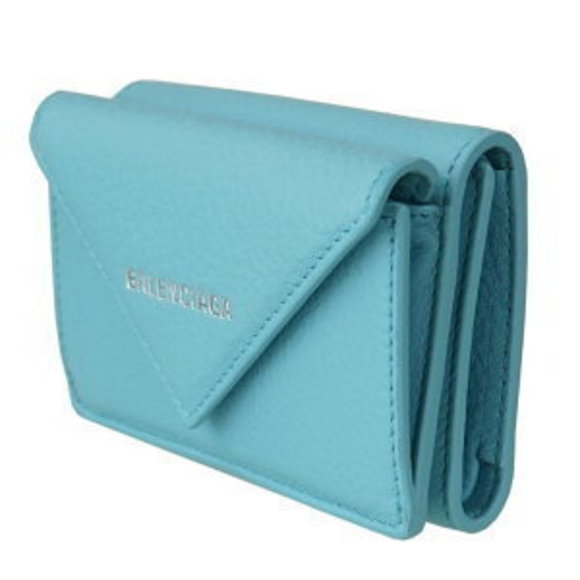 BALENCIAGA Tri Wallet Sky Blue - Picture 1 of 5